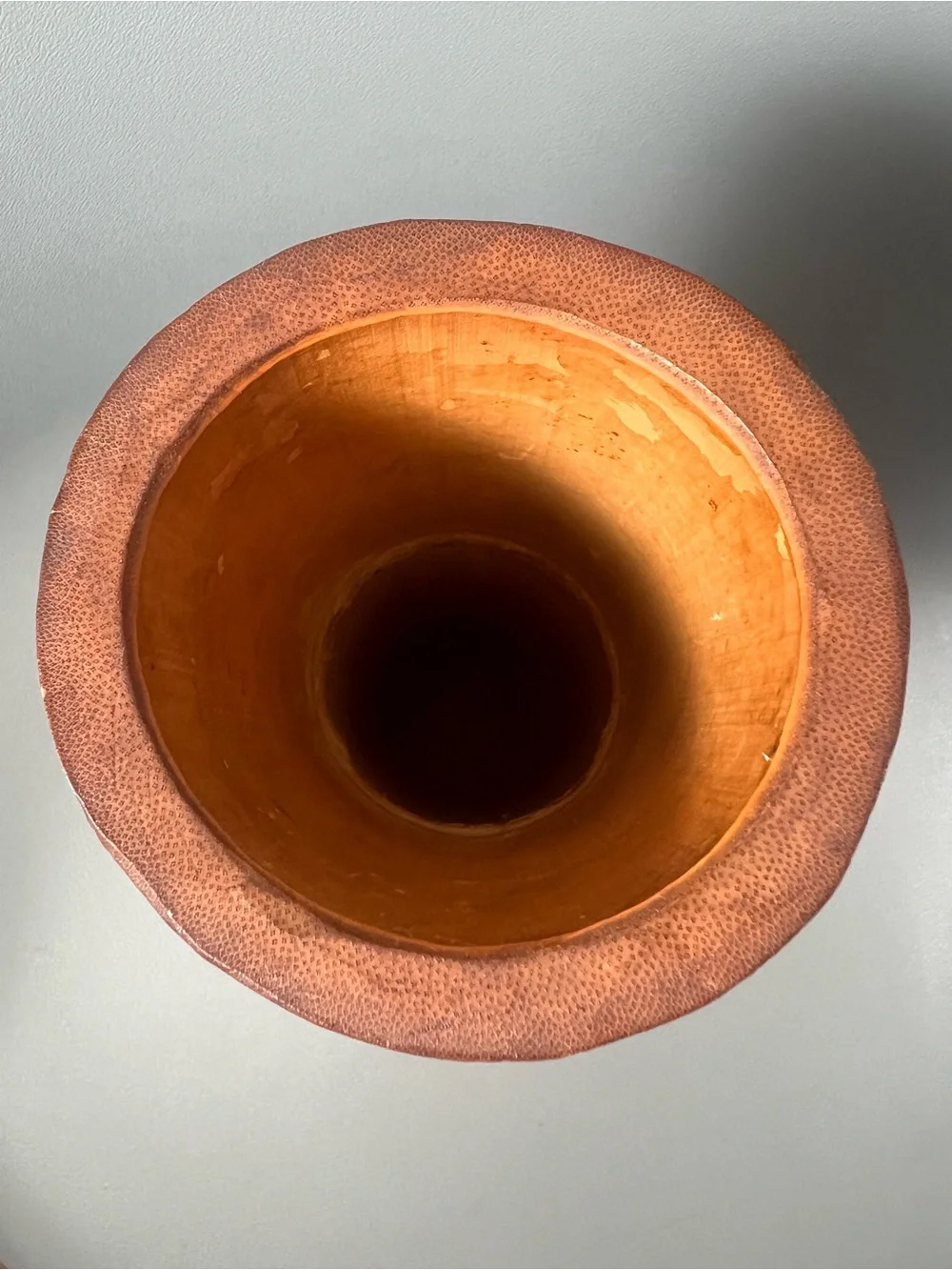 Antique Chinese Carved Bamboo Bitong Brush Pot